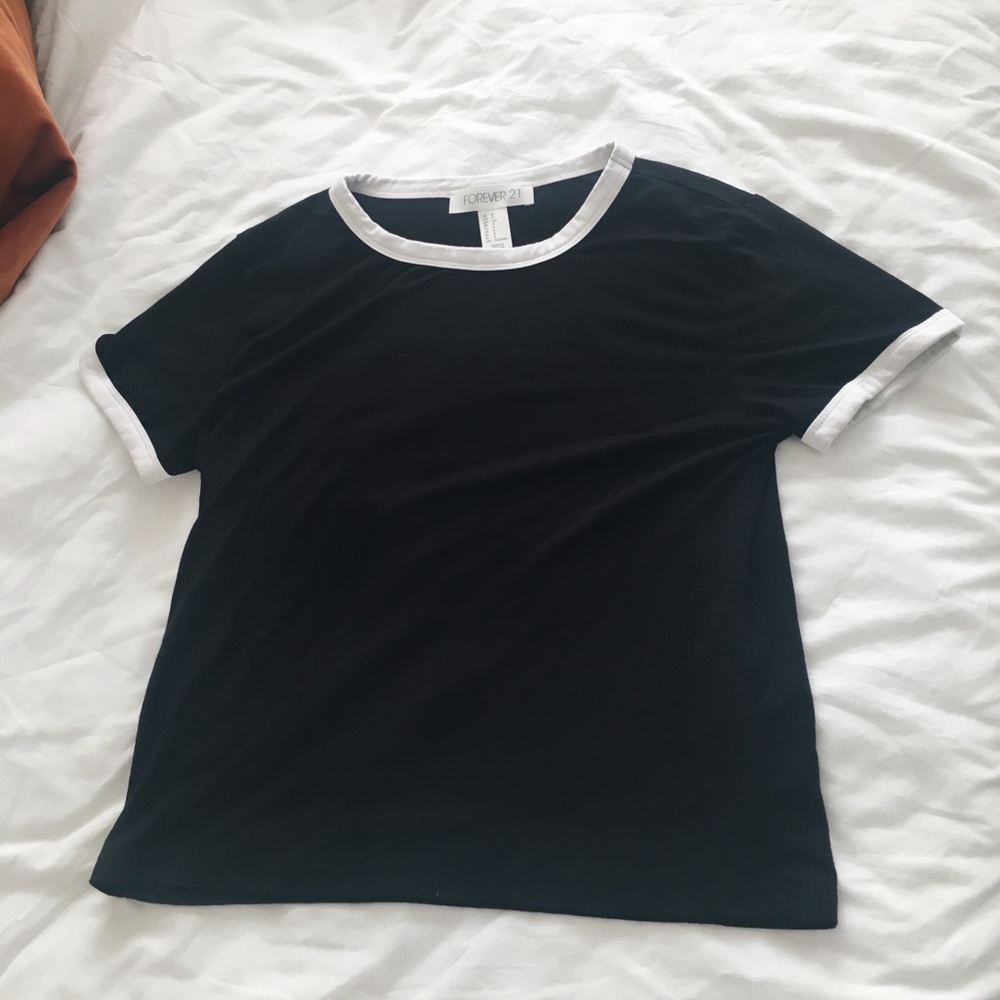Forever 21 Black crop top